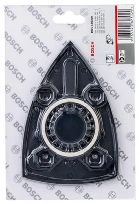 Immagine prodotto di Piastra di base per levigatrice orbitale Bosch Delta 110 x 150 mm ( 2608601448 ) per levigatrice orbitale GSS 18V-10 / GSS 140-1 A / GSS 160 Multi / GSS 160-1 A / GSS Delta 1-A Professional
