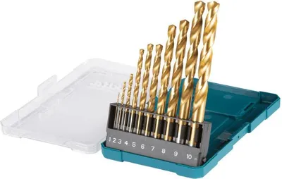Image de Coffret 10 mèches metaux - MAKITA D-72849