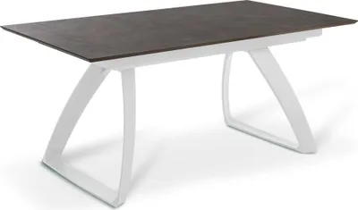 Produktbild von Barret - Ausziehbarer Tisch (170/270 x 90 cm) aus weißem HPL