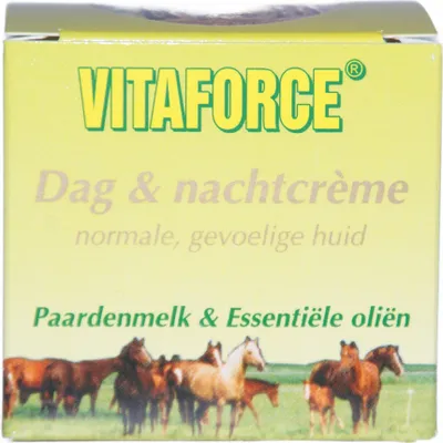 Produktbild von Vitaforce Stutenmilch Tages- und Nachtcreme 50ml Normale und sehr empfindliche Haut.
