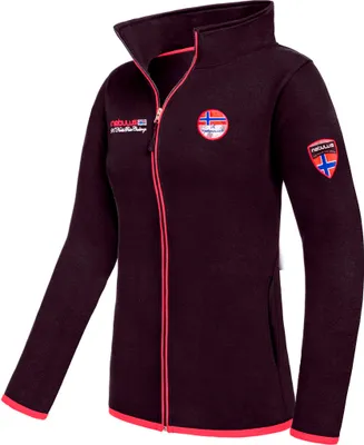 Produktbild von Nebulus Sweatjacke NORY Damen, Übergangsjacke, vielseitig, P6546 - Damen, schwarz-rot, M/38