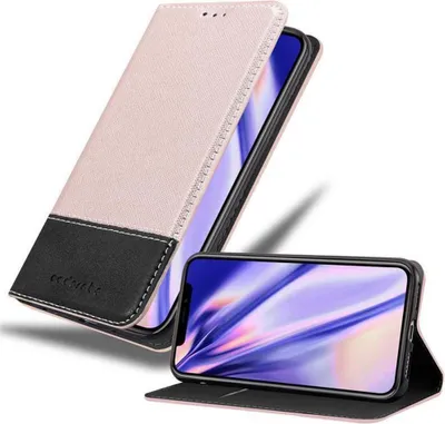 Image de Cadorabo Housse pour Apple iPhone X / XS Housse de protection en rose SHandyhülle Book Case Etui simili-cuir