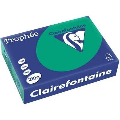 Obrázek produktu pro Kopírovací papír Trophee A4 210g/m2 PU=250 listů jedlově zelený