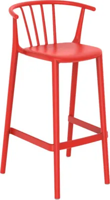 Produktbild von Resol Woody Hoher Hocker Rot  Rot One Size