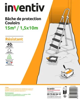 Obrázek produktu pro Pokryvka 1,5M X 10M 40 Mikronů Inventiv