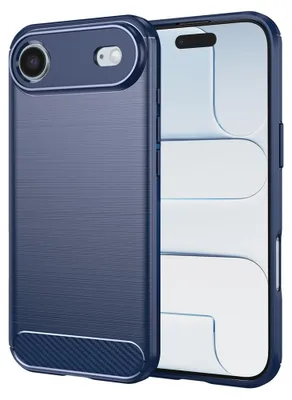 Obrázek produktu pro Techsuit – silikonové pouzdro Carbon pro iPhone 17 Air – modré