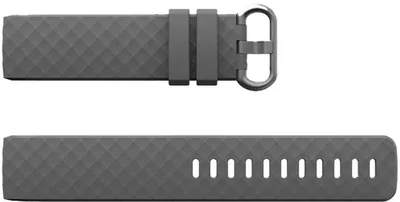 Productafbeelding van Grijze polsband geschikt voor Fitbit Charge 3 en 4 – Horlogeband – Polsband geschikt voor Fitbit – Fitbit Charge 3 & 4 sportband – Grijs – S/M – Horlogeband – Polsband – Polsband – CHPN