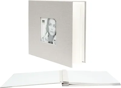 Produktbild von Album Deknudt A66DH740SI mit Schraubdeckel, grau, 20 x 20 cm