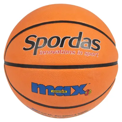 Productafbeelding van Spordas Basketball Max, kleurrijk, maat 5 - oranje - basketbal speelgoed