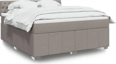 Produktbild von Maison Exclusive - Boxspringbett mit Matratze Taupe 180x200 cm Stoff