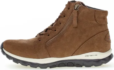 Produktbild von Gabor - Nubuk Oil - Damenschnürstiefel - whisky Flausch 9686841 (5,0/whisky Flausch)