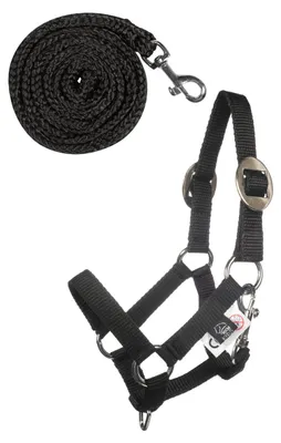 Produktbild von HKM Kids Halfter und Strick Hobby Horsing Basic Schwarz