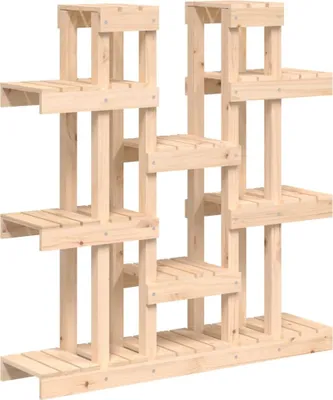 Produktbild von vidaXL Pflanzenständer 104,5x25x109,5 cm Massivholz Kiefer