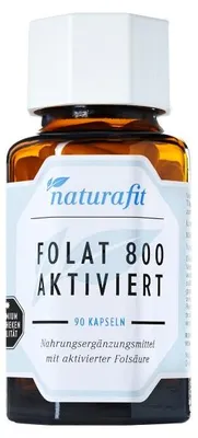 Image de naturafit Folat 800 activé gélules, 90 gélules