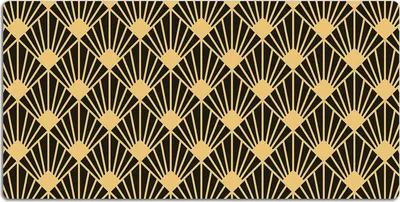 Produktbild von Schreibtischmatte Tischunterlage 100x50 cm Mauspad - Art Deco