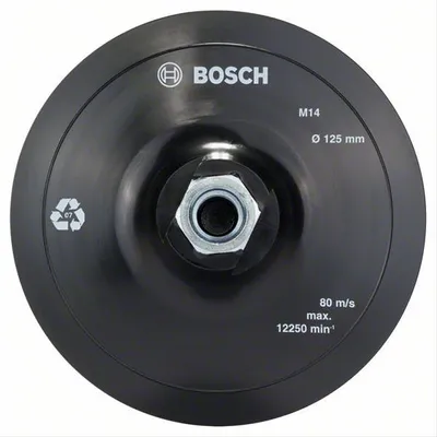 Produktbild von Kletthaftteller für Papierschleifblätter Ø 125mm Bosch Winkelschleifer