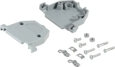 Obrázek produktu pro Sub-D kryty, 25 pólů, šedé, plastové