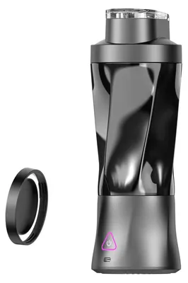 Tragbarer Mixer 700 ml, 6 Klingen, USB, 6000 mAh, schwarz