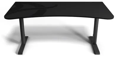 Produktbild von Arozzi Arena Groß Gaming-Schreibtisch - 160 x 82 x 71-81 cm - Gunmetal - Dunkelgrau