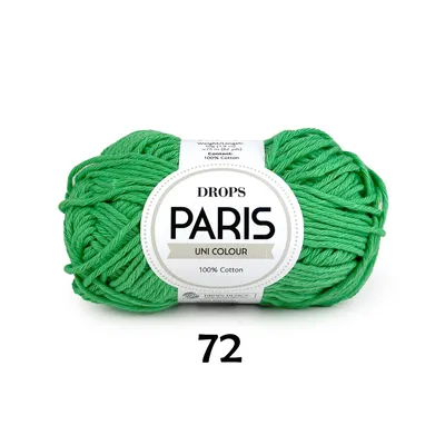 Produktbild von DROPS Paris, 100% Baumwolle 72 papagei grün