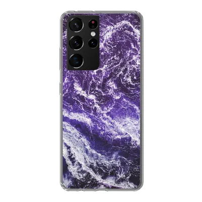 Produktbild von MuchoWow® Handyhülle Schutzhülle Hülle für Samsung Galaxy S21 Ultra Mineralien - Muster - Naturstein Silikon Softcase Handy Hülle - Mobiltelefon