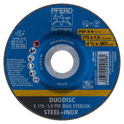 Produktbild von PFERD 62011630, 11,5 cm, 2,22 cm, 1,9 mm, 13300 RPM, 10 Stück(e)