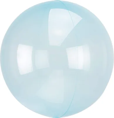 Obrázok produktu pre Amscan Clearz Crystal, 8284711, plniteľný fóliový balónik, modrý