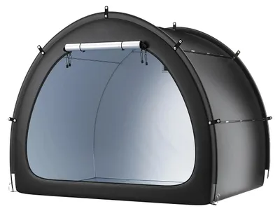 Immagine prodotto di Tenda per biciclette, design impermeabile, leggera e portatile, apertura su un solo lato