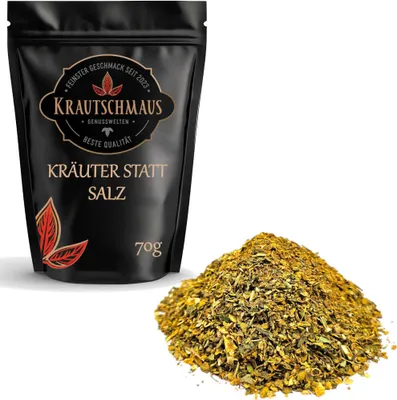 Produktbild von 70g Kräuter als Salzersatz von Krautschmaus, schonend getrocknet, voller Geschmack