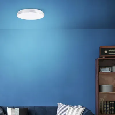 Produktbild von LED-Deckenlampe, Ø 49 cm, 5500 lm, CCT, dimmbar, nickelfarben