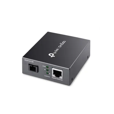 Produktbild von Netzwerk Medienkonverter 1000 Mbit/s 1550 nm Einzelmodus Schwarz