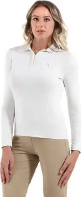 Produktbild von Chervo Antichita Langarm-poloshirt Für Damen Weiß 40 Damen Weiß 40