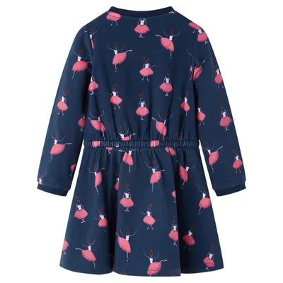 Zdjęcie produktu dla vidaXL Kinderkleid Marineblau 104