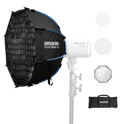 Produktbild von Softbox, achteckig, 60 cm - Bowens - Faltbarer Lichtreflektor