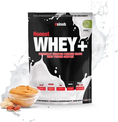 Produktbild von Sinob Honest Whey+ - Erdnussbutter 820g