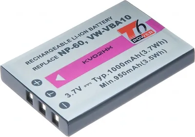 Obrázok produktu pre Batéria T6 Power pre Kodak EasyShare DX6490, Li-Ion, 3,7 V, 1000 mAh (3,7 Wh), čierna