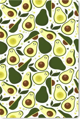 Produktbild von MuchoWow® Mauspad Mousepad Muster - Avocado - Frucht 40x60 cm - Mousepads - Maus Mat - Pad - Mausunterlage - Schreibtisch Accesoire