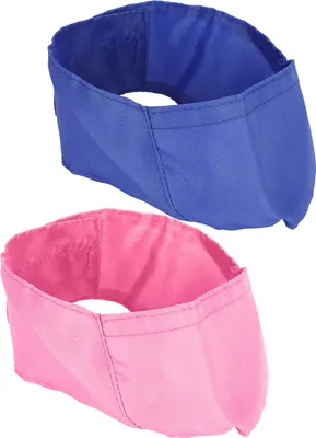 Image de Couverture de museau de chat, nylon respirant, masque facial pour animaux domestiques pour le lavage des accessoires de toilettage (bleu, rose, L)