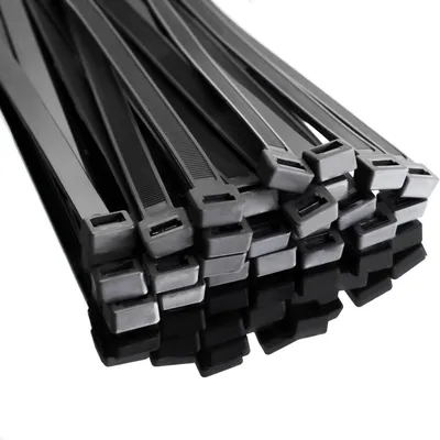 Produktbild von Kabelbinder Schwarz 600mm 250 Stück UV-beständig 90kg Zugfestigkeit