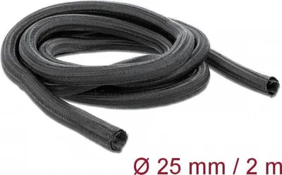Image de DELOCK Geflechtschlauch selbstschließend 2 m x 25 mm schwarz