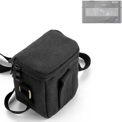 Produktbild von K-S-Trade Umhängetasche kompatibel mit Sony RX100 Vll Schulter Tasche Tragetasche Kameratasche Fototasche schwarz Schutzhülle Zubehörtasche