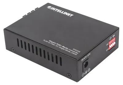Obrázok produktu pre Intellinet 508209, 1000 Mbit/s, 1000Base-T, 1000Base-LX, IEEE 802.3, IEEE 802.3ab, IEEE 802.3af, IEEE 802.3at, IEEE 802.3u, Gigabit Ethernet, 10,100,1000 Mbit/s