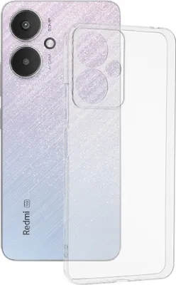 Produktbild von Techsuit Clear Silicone Back Cover Hülle für Xiaomi Redmi 13C 5G - Transparent