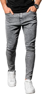 Produktbild von Ombre Clothing Pánske riflové nohavice Irm šedá XL