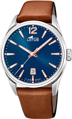 Immagine prodotto di Orologio analogico al quarzo Lotus da uomo con cinturino in pelle 18693/2