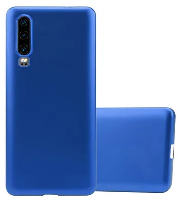 Image de Cadorabo Housse pour Huawei P30 Housse en bleu Housse pour portable TPU Silicone Etui Cover Case