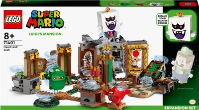 Zdjęcie produktu dla LEGO Super Mario Zestaw rozszerzający Zabawa w straszonego w rezydencji Luigiego™, Zestaw do budowania, 8 lat(a), Plastik, 877 szt., 969 g