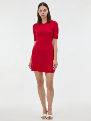 Produktbild von Orsay Rotes Strickkleid für Damen 40