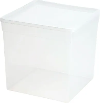 Image de Boîte Braplast 5,8 L, 19 x 19 x 19 cm, transparente