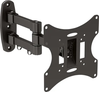 Produktbild von InLine Wandhalterung für TFT/LCD/LED/Plasma, 58-107cm (23-42"), max. 30kg, 58,4 cm (23"), 100 x 100 mm, 200 x 200 mm, -20 - 20°, -90 - 90°, Schwarz